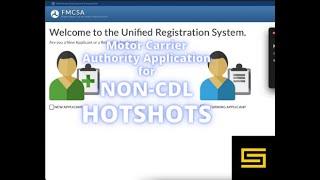 How to get your MC and DOT: Non CDL Hotshot Motor Carrier Authority Application