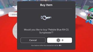 Sniping Pebble Blue RX-CS Sunglasses UGC LIMITED (FREE)