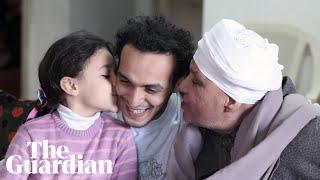 Freed photojournalist Mahmoud Abu Zeid reunited with family