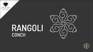 Conch Rangoli: From Tradition to Digital Creation in Inkscape