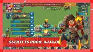 SOLO TRAP lords mobile CAPTURANDO lider Salvado por MONTRUO 2 VECES