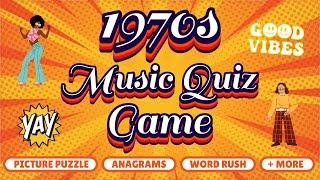 Ultimate 1970s Music Quiz Game | 5 Awesome Rounds You Haven't Seen Before!