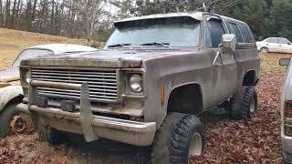 Chevy K5 Blazer period off-roader barn find