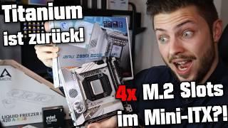 Titanium ist zurück!  MSI Z890i Edge Ti VRM & PCB Breakdown! 4x M.2 Slots im Mini-ITX?! #PolarTherm