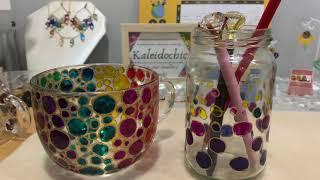 Glass Painting using Pebeo Glass Paints