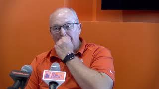 Clemson media day: Robbie Caldwell talks O-line rotation