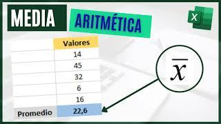 Cómo calcular la MEDIA aritmética en Excel