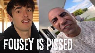 Fousey FULL BLOWN Meltdown On Bryce Hall.. Starts Crying!