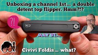 Unboxing of the Civivi Foldis knife… my first double detent experience… it wasn’t all bad at all!