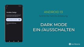 Dark Mode aktivieren oder deaktivieren [Android 13]