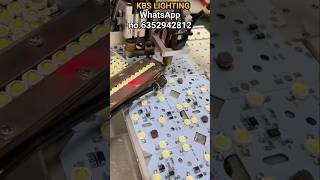 3w Led Mounting Process | Led lights Mcpcb #led #shorts #automobile @kbslighting