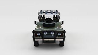 3D Model Full Land Rover Defender 110at 3DExport.com