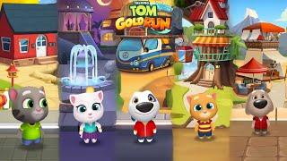 Talking Tom Gold Run - New Update - Discover all the characters  Full walkthrough Gameplay - Lilu