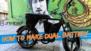 How to Make the Juiced Bikes City Scrambler a Dual Battery 50+ Mile Ebike for $379 in 5 Easy Steps