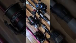 Snow day, Spool day!#spool #fishing #reel #foxriver #walleyes #sufix #seaguar #berkley #crocs