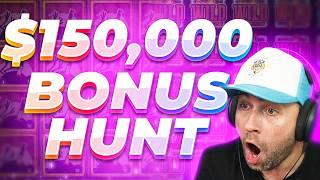 WE got 22 HUGE BONUSES on this INSANE $150,000 BONUS HUNT!! (Highlights)