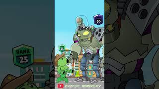 When You Have To Be The Coolest (Titan Peashooter Vs Gargantuar Zombie) #short #funny #story