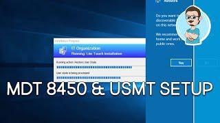 MDT USMT Task Sequence Configuration | Windows 10 1709 Deployment