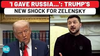 On TV, Trump Gives New Shock To Zelensky: 'I Gave Russia…' Declaration After Oval Office Fight