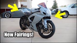 GSXR-600 GETS NEW FAIRINGS