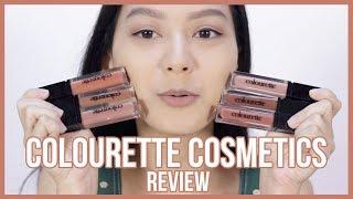 COLOURETTE SUPRAMATTE LIP SWATCHES + REVIEW + GIVEAWAY | WE DUET