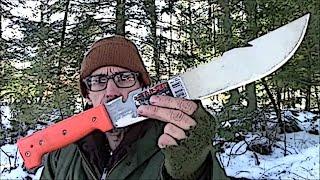 Truper 12" Machete - Test & Review - Bushcraft Survival - "Rambo Machete"