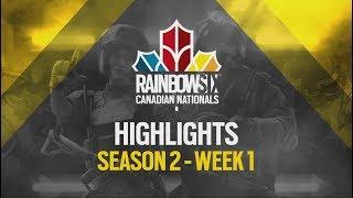 Rainbow Six Canadian Nationals: Online Circuit 2 | Week 1 Highlights Reel | Ubisoft [NA]