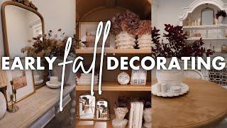 2024 EARLY FALL DECORATING | FALL DECORATE WITH ME | FALL DECOR IDEAS | COZY FALL HOME DECORATING