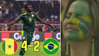 The day when Senegal destroy Brazil 4 - 2 FULL HD