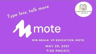 Mote : Type Less, Talk More || GEG DelhiNCR