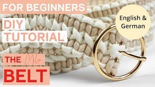 DIY macramé belt: Knot along tutorial "The Mila Belt" | Easy for beginners