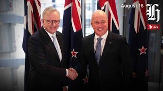 PM Luxon and PM Albanese speak to media