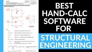 The Best Free Software For Civil Structural Engineering Hand Calculations (Mathcad Tutorial)