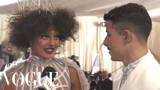 Priyanka Chopra & Nick Jonas on Their First Met Since Marriage | Met Gala 2019 With Liza Koshy