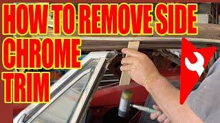 How To Remove the SIDE - DOOR CHROME TRIM on a Classic 1967 Pontiac Firebird