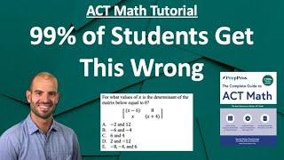 ACT Math Topic You NEED To Know In 2023 - Matrices & Matrix Multiplication