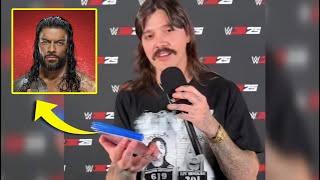 Domink Mysertrio Acknowledge The Tribal Chief Roman Reigns At WWE 2K25 Event Bloodline Edition