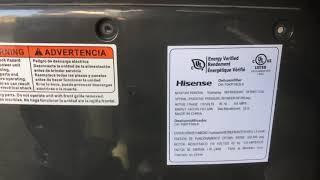 Hisense Dehumidifier DH-70KP1SDLE Empty Bucket Error Fix