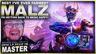 BEST I'VE EVER FARMED? MALZHAR! I'm also getting back to being Happy! | League of Legends