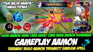 ITEM WAJIB AAMON META SEKARANG + CARA MAIN AAMON TERBARUBUILD AAMON TERSAKIT 2024GAMEPLAY AAMON