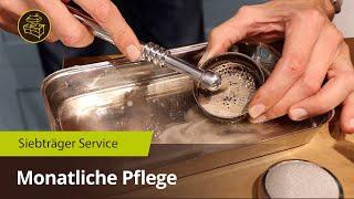 Siebträger- Espressomaschine reinigen - "Die monatliche Pflege"