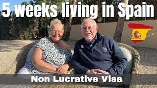 Living in Spain after 5 weeks on a Non Lucrative Visa #retirement #retiredlife #retiredlifestyle