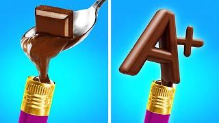 Sneaky Snacks and Sweet Hacks | Tips to Succeed Without Cheating! Food Hacks by 123GO! SCHOOL