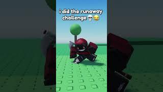 i wanna run away...  #roblox #shorts