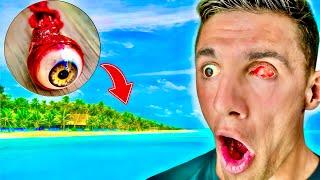 I Found my EYEBALL on a Private Island