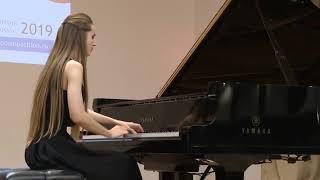 2nd round Inna Sergeeva 1st International Russian Music Piano Competition, Ryazan, 2019