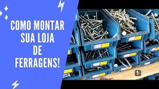 Como montar sua loja de ferragens! Organização. #materialdeconstrucao #ferramentas #ferragens