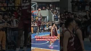 Warm-up pa lang dakdakan na agad #basketball #highlights #shorts #short #reels #sports #shortvideo