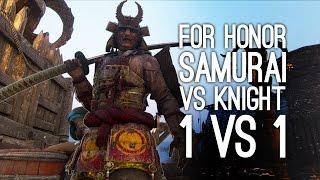 For Honor DUEL MODE Gameplay - 1 v 1 - Knight vs Samurai