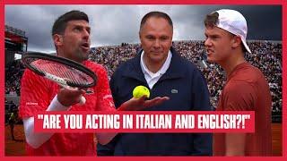 Novak Djokovic & Holger Rune vs Mohamad Lahyani | Are You Acting Here or What?